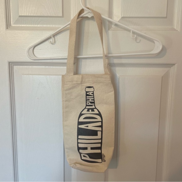Other - Philadelphia Neighborhood Canvas Wine Tote
